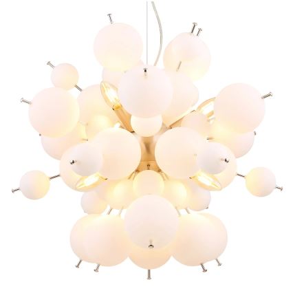 Globo - Hängeleuchte 6xE14/25W/230V d 55 cm weiß