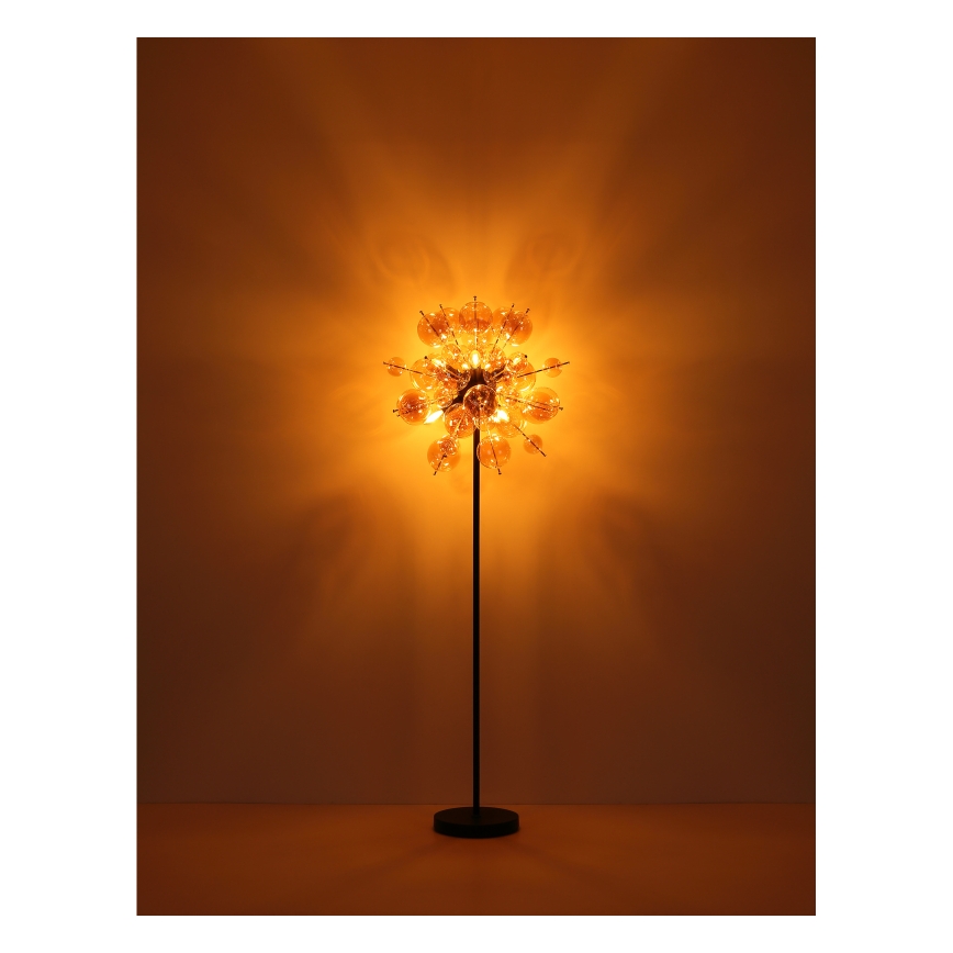 Globo - Stehleuchte 6xE14/25W/230V goldfarben