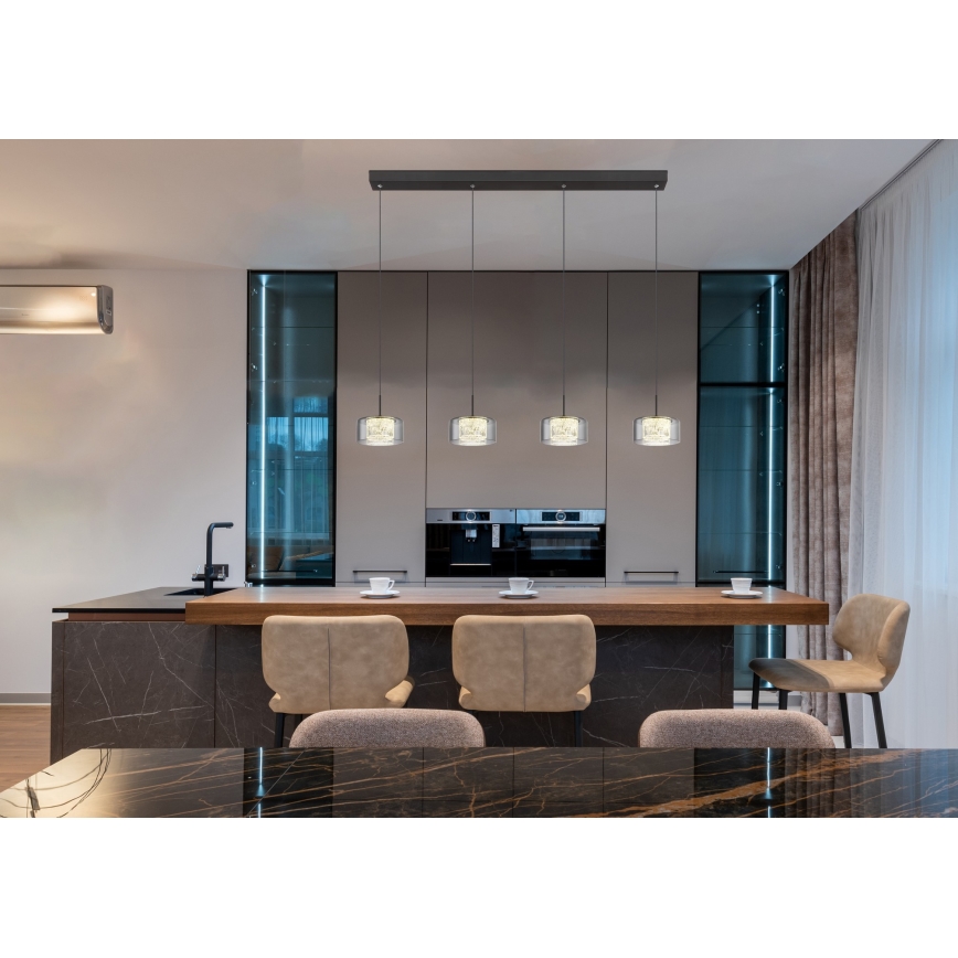 Globo - LED-Hängeleuchte 4xLED/8W/230V