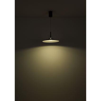 Globo - LED-Pendelleuchte an Stahlseil LED/18W/230V 4000K schwarz