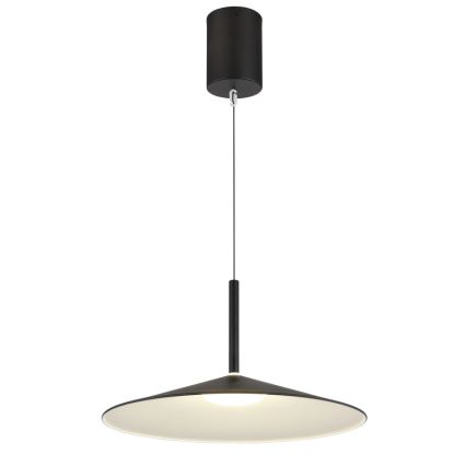 Globo - LED-Pendelleuchte an Stahlseil LED/18W/230V 4000K schwarz