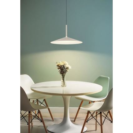 Globo - LED-Pendelleuchte an Stahlseil LED/18W/230V 4000K beige