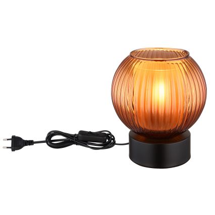 Globo - Tischleuchte 1xE27/25W/230V d 15 cm kupfern