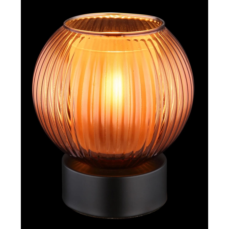 Globo - Tischleuchte 1xE27/25W/230V d 15 cm kupfern