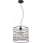 Globo 15640H - Pendelleuchte TILLY mit Seilaufhängung, 1x E27/60W/230V, schwarz