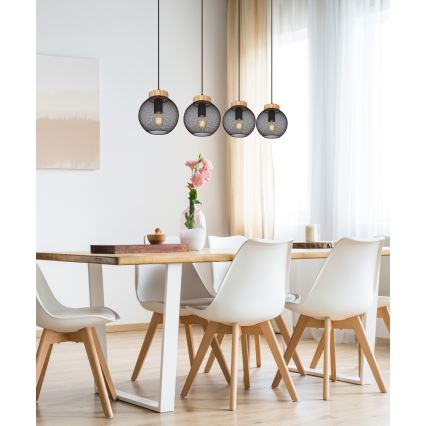 Globo - Hängeleuchte an Kabel 4xE27/40W/230V