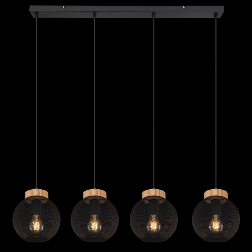 Globo - Hängeleuchte an Kabel 4xE27/40W/230V