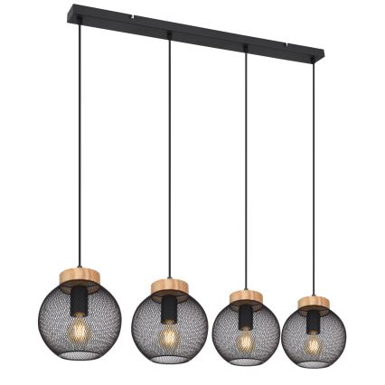 Globo - Hängeleuchte an Kabel 4xE27/40W/230V