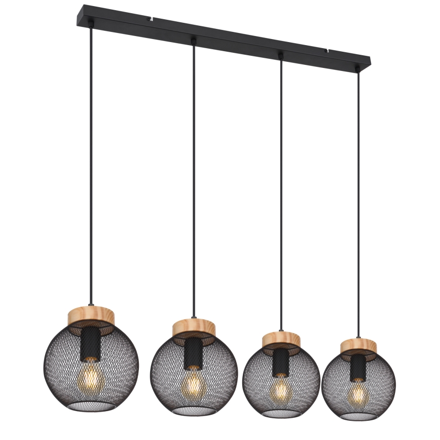 Globo - Hängeleuchte an Kabel 4xE27/40W/230V