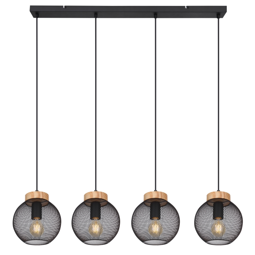 Globo - Hängeleuchte an Kabel 4xE27/40W/230V