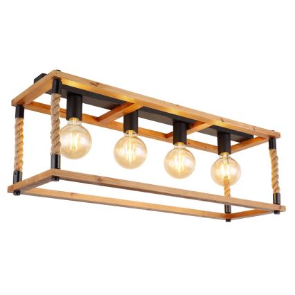 Globo 15691-4D - Deckenleuchte VERNON 4xE27/60W/230V