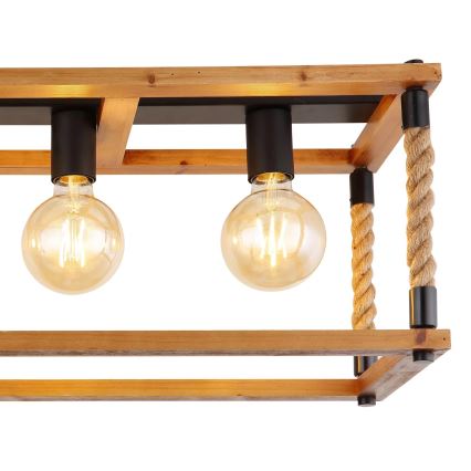 Globo 15691-4D - Deckenleuchte VERNON 4xE27/60W/230V