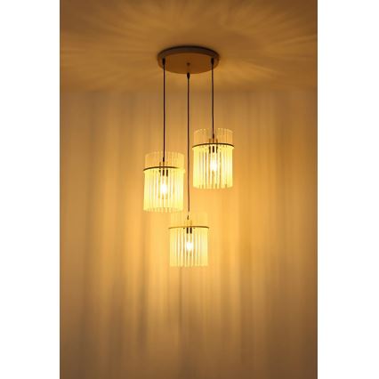 Globo - Pendelleuchte mit Kabel 3xE27/60W/230V