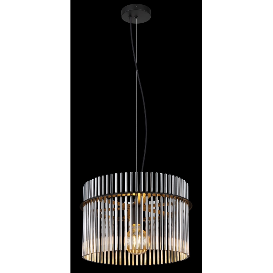 Globo - Hängeleuchte 1xE27/60W/230V d 40 cm schwarz