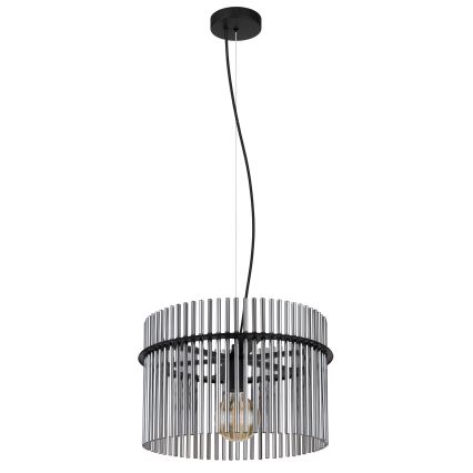 Globo - Hängeleuchte 1xE27/60W/230V d 40 cm schwarz
