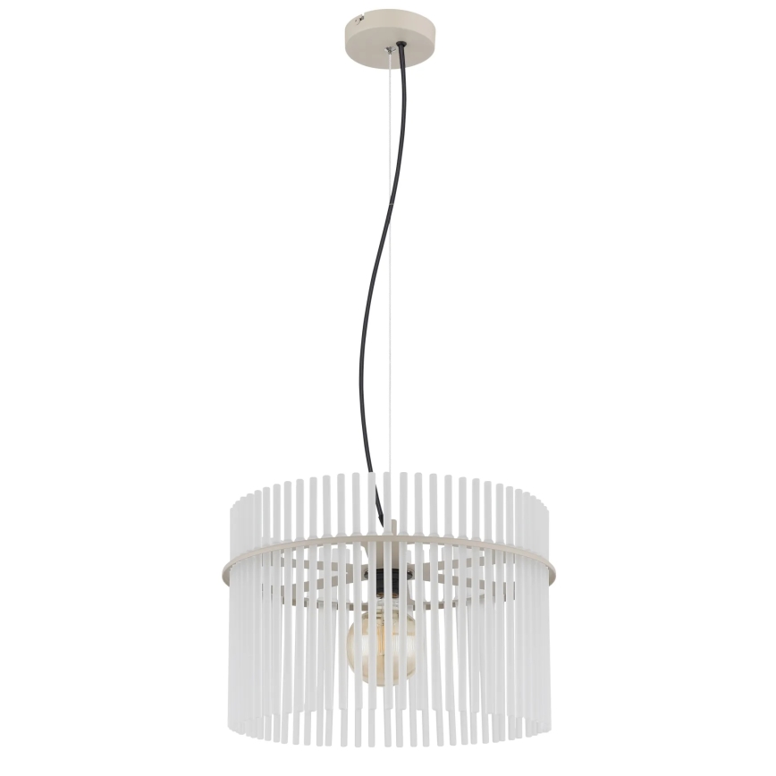 Globo - Pendelleuchte mit Kabel 1xE27/60W/230V Ø 40 cm cremefarben