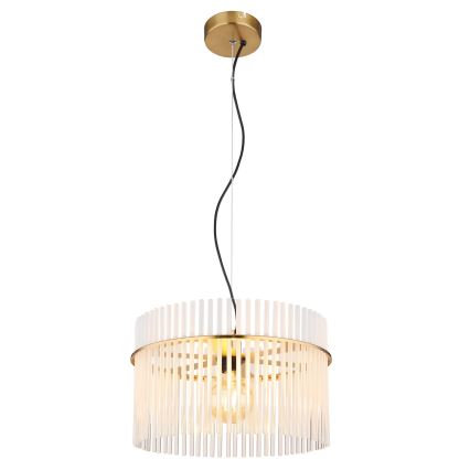 Globo - Hängeleuchte 1xE27/60W/230V d 40 cm golden