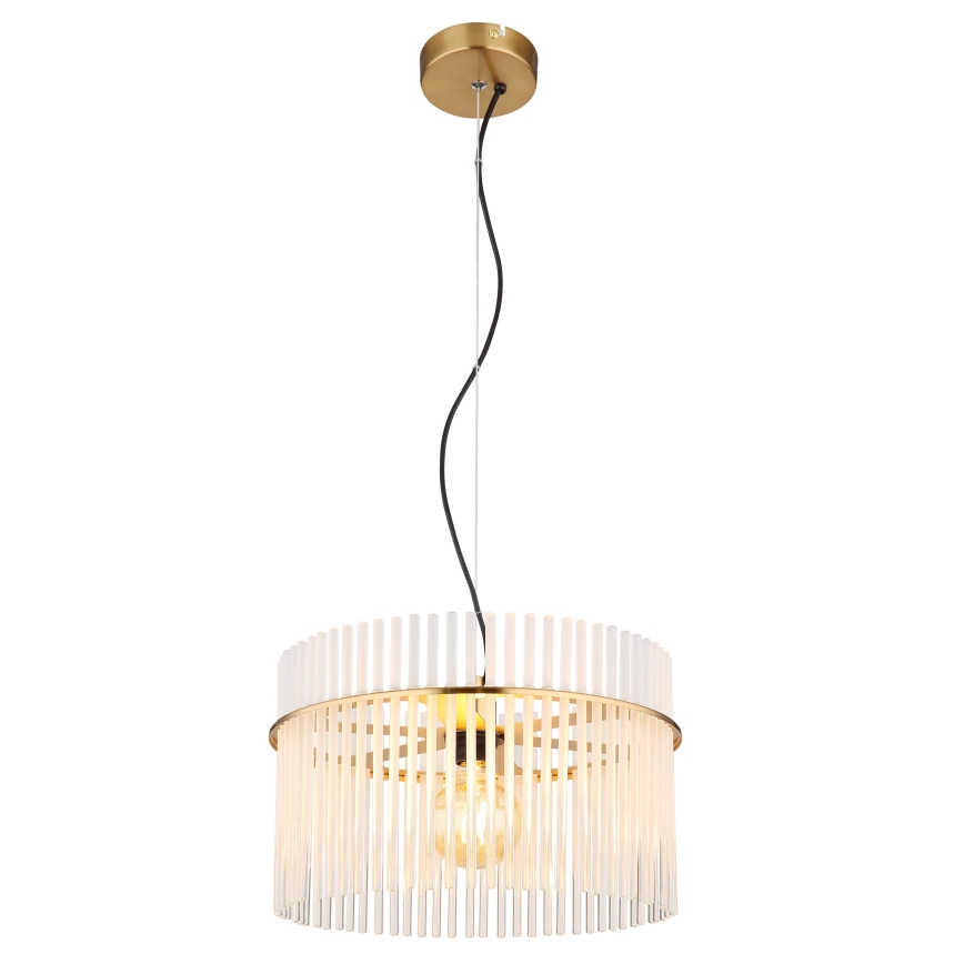 Globo - Hängeleuchte 1xE27/60W/230V d 40 cm golden