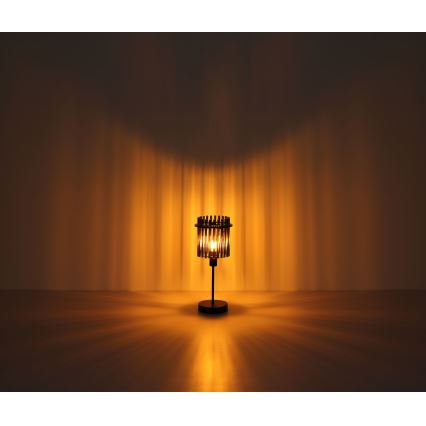 Globo - Tischleuchte 1xE14/40W/230V d 15 cm schwarz