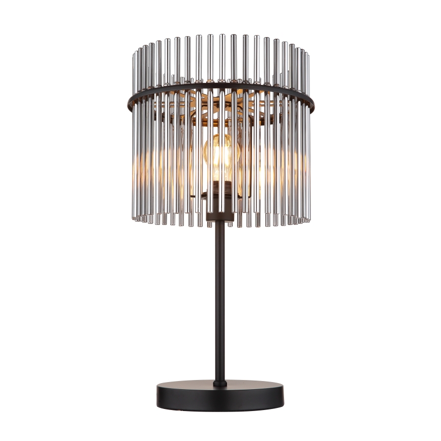 Globo - Tischleuchte 1xE27/60W/230V Ø 30 cm schwarz