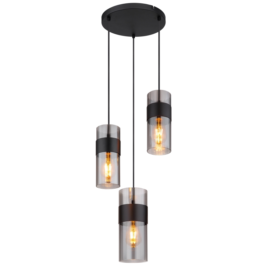 Globo - Hängeleuchte 3xE27/60W/230V