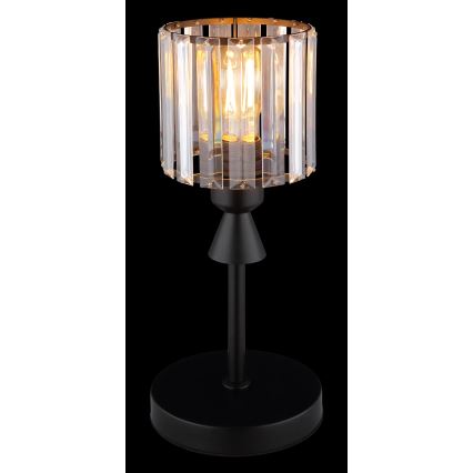 Globo - Tischleuchte 1xE27/60W/230V d 15 cm schwarz