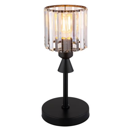 Globo - Tischleuchte 1xE27/60W/230V d 15 cm schwarz