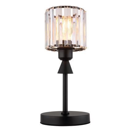 Globo - Tischleuchte 1xE27/60W/230V d 15 cm schwarz