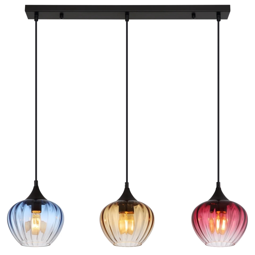 Globo - Hängeleuchte 3xE27/60W/230V