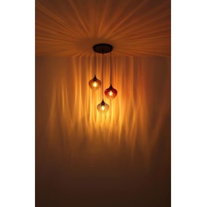 Globo - Hängeleuchte 3xE27/60W/230V