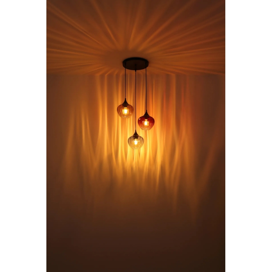Globo - Hängeleuchte 3xE27/60W/230V