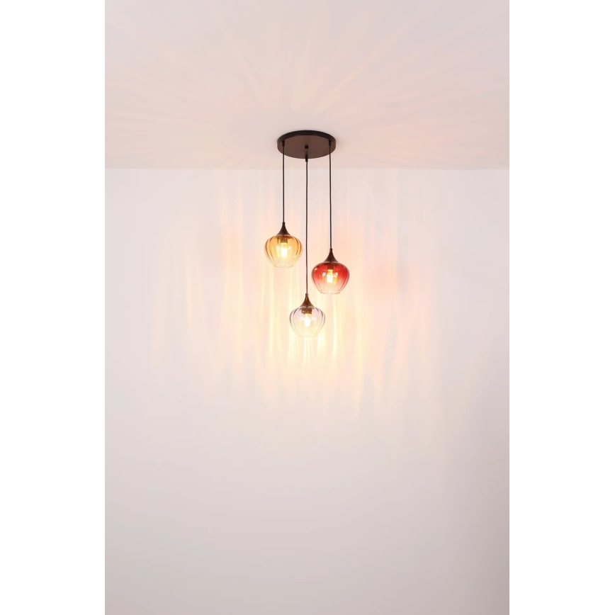 Globo - Hängeleuchte 3xE27/60W/230V