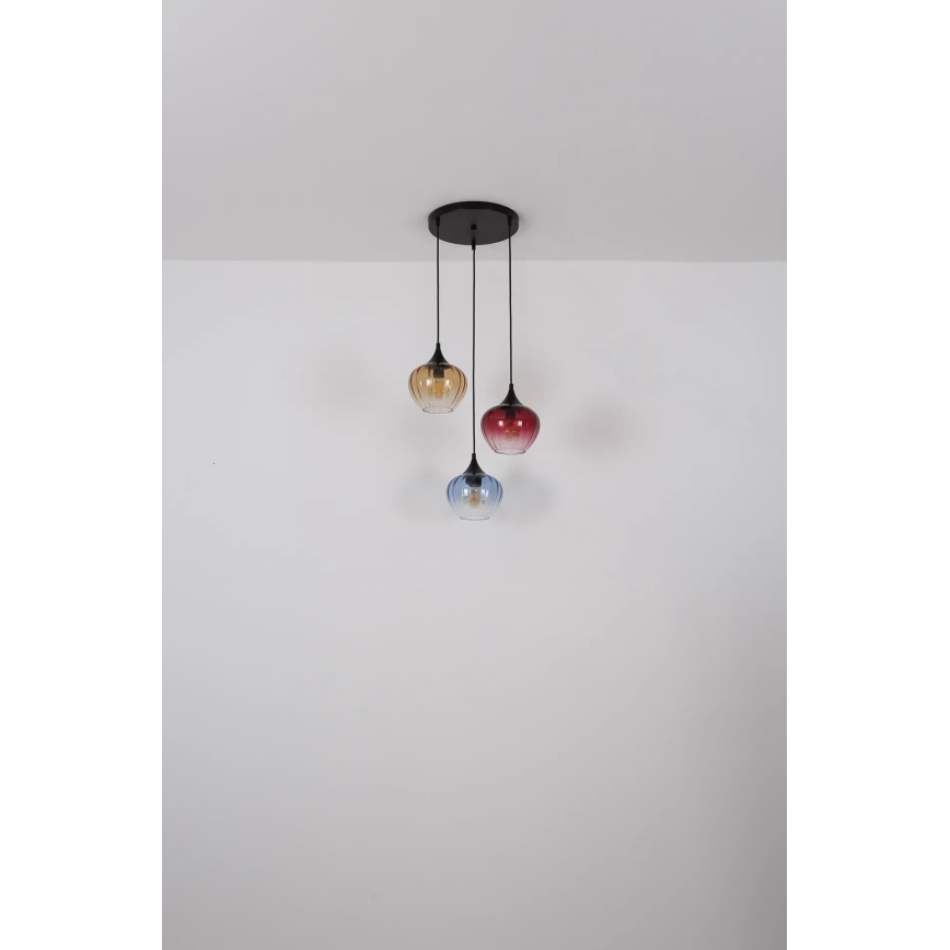 Globo - Hängeleuchte 3xE27/60W/230V