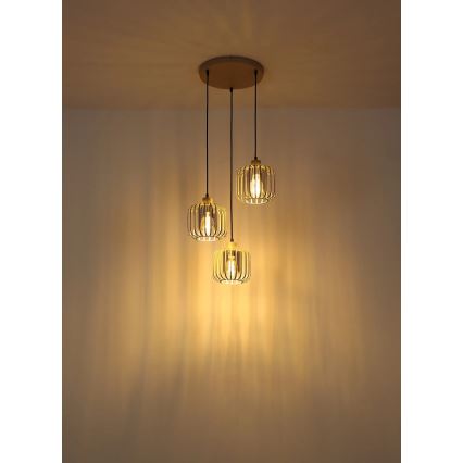 Globo - Hängeleuchte mit Kabelaufhängung 3xE27/40W/230V