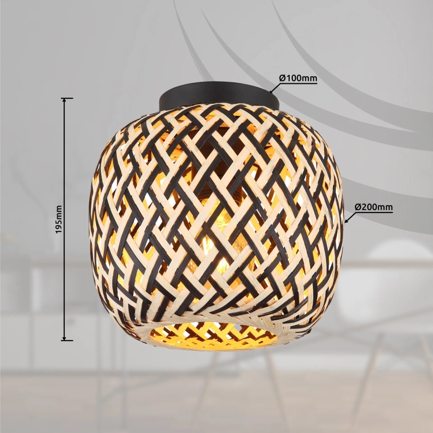 Globo 15766D - Deckenleuchte COLLY 1xE27/15W/230V