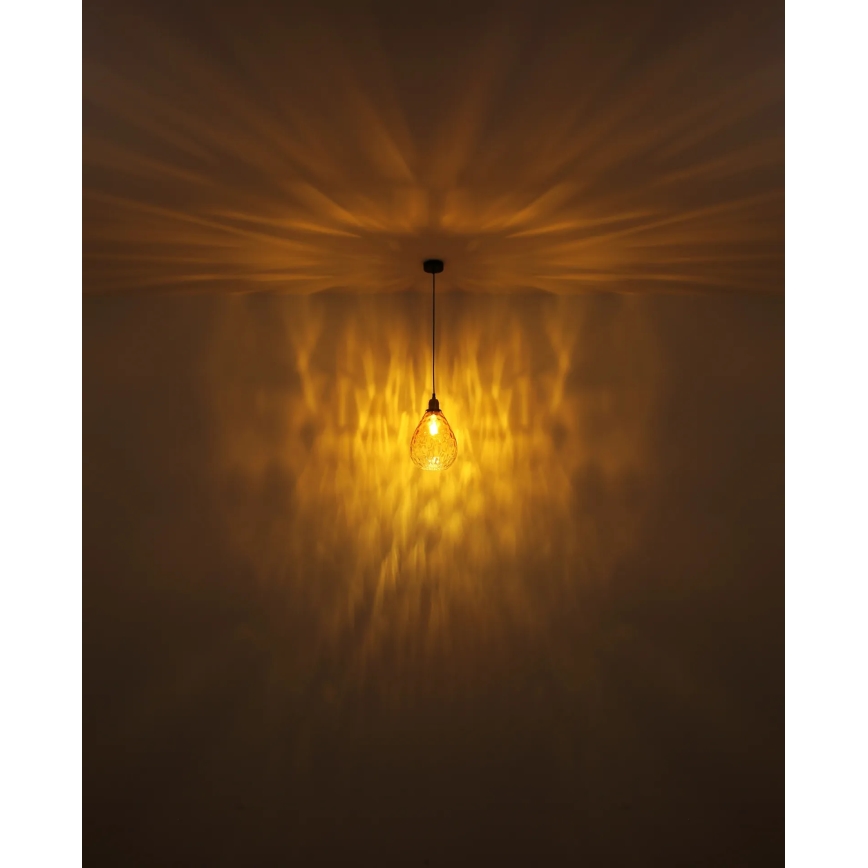 Globo - Hängeleuchte 1xE27/60W/230V d 21 cm orange