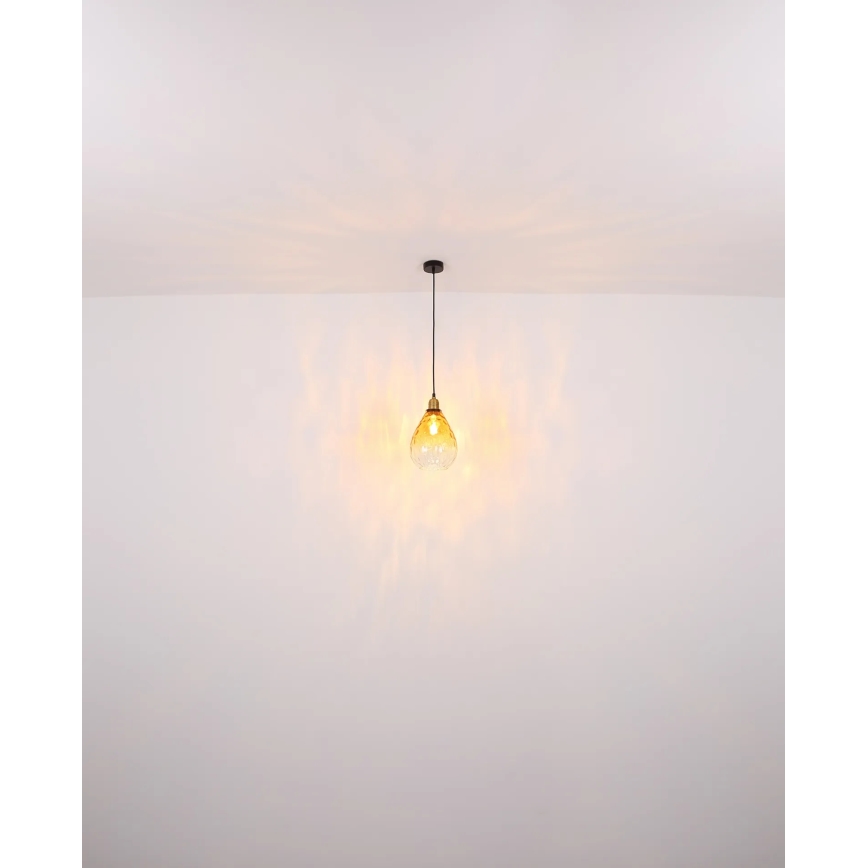 Globo - Hängeleuchte 1xE27/60W/230V d 21 cm orange