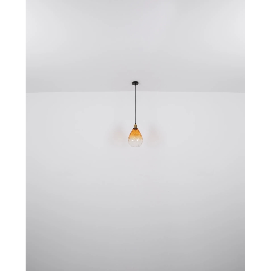Globo - Hängeleuchte 1xE27/60W/230V d 21 cm orange