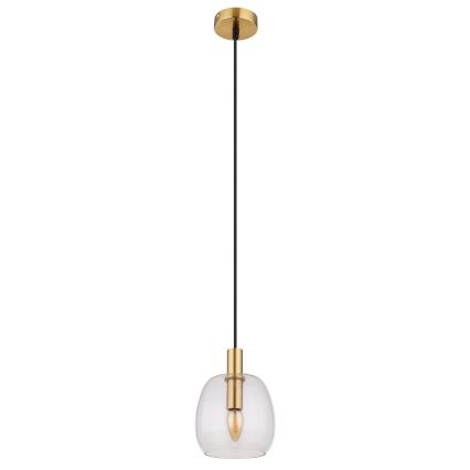 Globo - Hängeleuchte 1xE14/40W/230V d 16 cm Messing