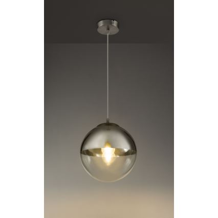 Globo - Hängeleuchte an Schnur 1xE27/40W/230V d 25 cm
