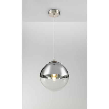 Globo - Hängeleuchte an Schnur 1xE27/40W/230V d 25 cm