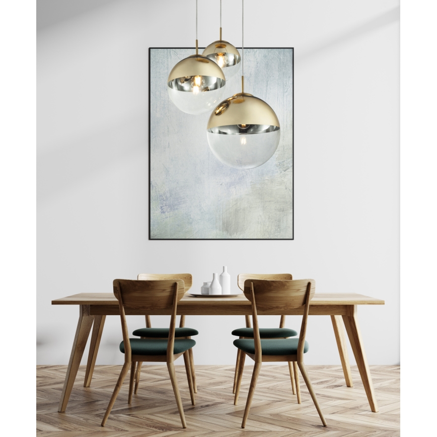 Globo - Hängeleuchte an Schnur 3xE27/40W/230V d 51 cm