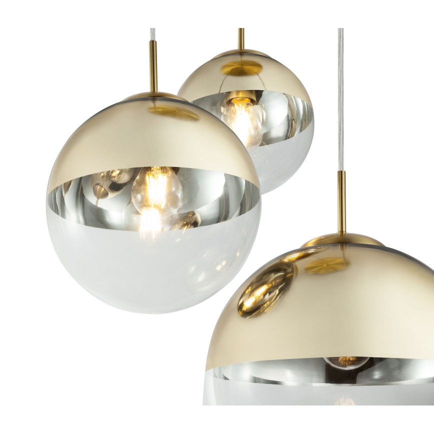 Globo - Hängeleuchte an Schnur 3xE27/40W/230V d 51 cm