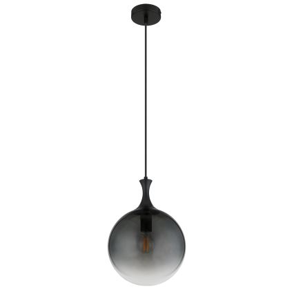 Globo - Hängeleuchte 1xE27/10W/230V d 25 cm schwarz