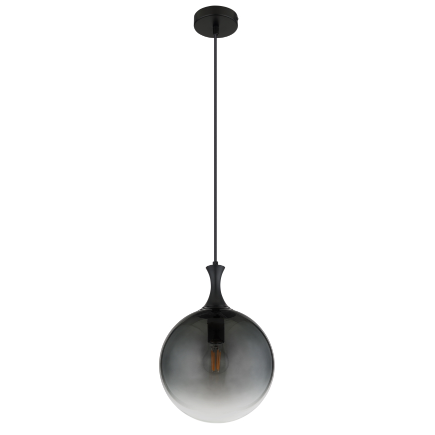 Globo - Hängeleuchte 1xE27/10W/230V d 25 cm schwarz