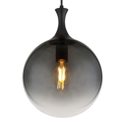 Globo - Hängeleuchte 1xE27/10W/230V d 25 cm schwarz
