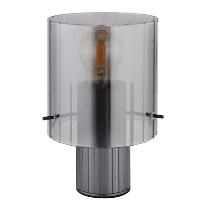 Globo - Tischleuchte 1xE27/40W/230V d 14 cm grau