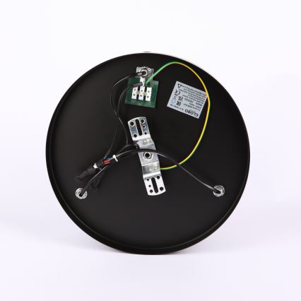Globo - Anbauleuchte 3xE27/40W/230V d 40,5 cm schwarz