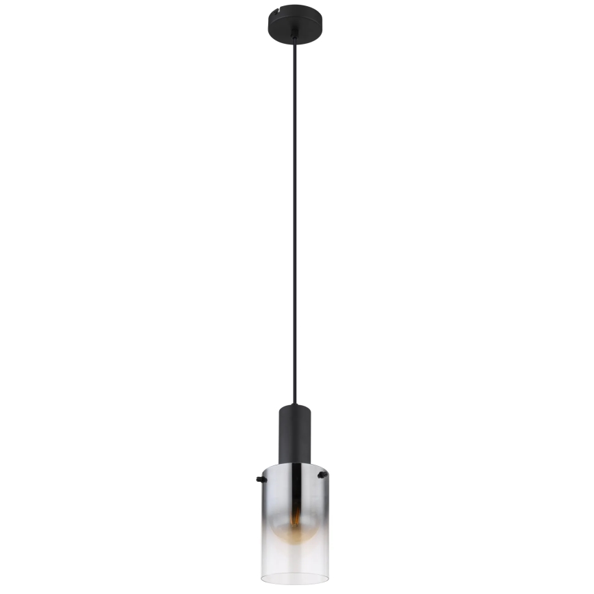 Globo - Hängeleuchte 1xE27/40W/230V d 12,5 cm schwarz
