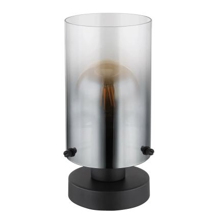 Globo - Tischleuchte 1xE27/40W/230V d 12,5 cm schwarz